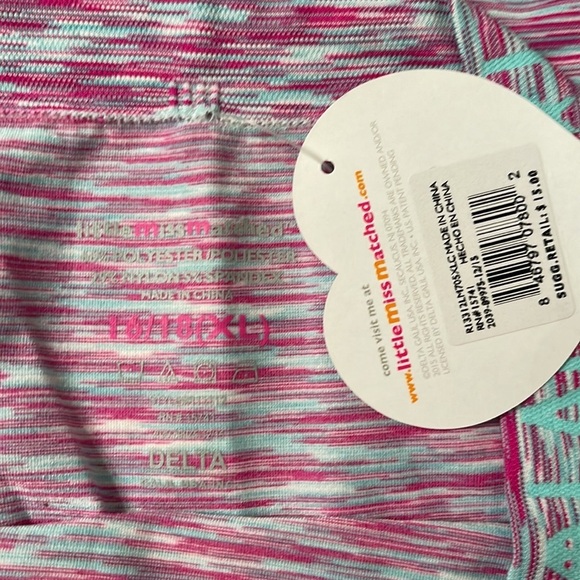 𝅺Two pair of little miss matched leggings. - Picture 4 of 11